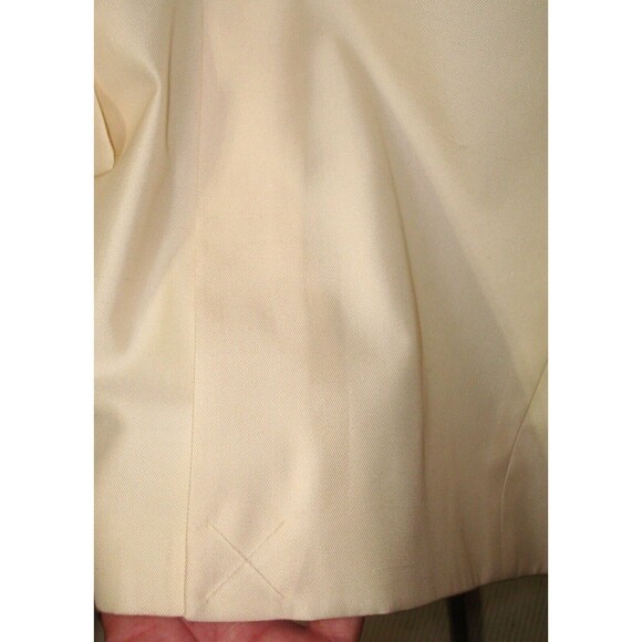 New NWT 50 IT FR Tuxedo Mens Jacket 40 US Italy Valentino Cream White Designer - Picture 15 of 16